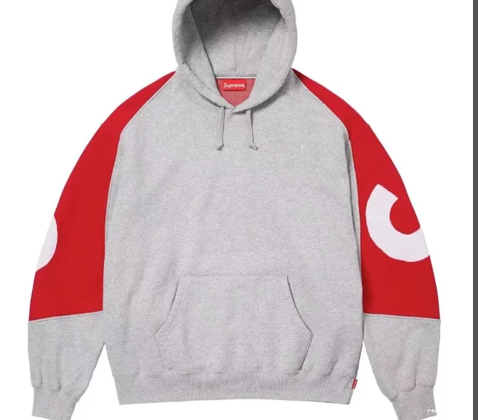 Black M XL LOGO JACQUARD Back L Big BIG Grey SWEATSHIRT Sweatshirt S LOGO HOODED Hoodie 0612